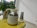 諾亞機(jī)械溫顯燜茶壺家用辦公大容量木柄紋泡茶壺316不銹鋼內(nèi)膽保溫壺 【升級(jí)茶倉(cāng)】?jī)?yōu)雅白 1.8L 曬單實(shí)拍圖