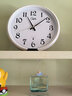 康巴絲（Compas） 三代智能電波鐘客廳掛鐘辦公壁鐘時(shí)鐘考場(chǎng)定制自動(dòng)追時(shí)校正2100S 2100S-經(jīng)典白 33cm 曬單實(shí)拍圖