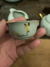 汝道 汝窯茶具套裝家用高端瑞賀圖茶壺茶杯辦公室整套中式陶瓷功夫泡茶器可養(yǎng)開片金絲鐵線描金汝瓷禮盒裝 瑞鶴呈祥【汝窯一壺四杯】 曬單實(shí)拍圖