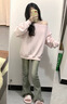 亨美初淺色牛仔褲女微喇褲喇叭褲女款褲子2025新款高腰美式高街垂感高級(jí) 復(fù)古淺藍(lán)毛邊微喇褲 S 曬單實(shí)拍圖