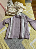 童泰（TONGTAI）寶寶秋衣套裝秋冬季純棉保暖嬰兒衣服兒童睡衣家居服紫色100cm 曬單實(shí)拍圖
