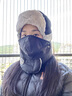 允娜冬季滑雪帽戶外護(hù)耳防風(fēng)雷鋒帽子男棉帽保暖飛行員騎車防寒保暖帽 黑色（單個(gè)帽子） 曬單實(shí)拍圖
