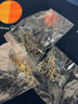 三愛 貂皮衣皮草金屬暗扣掛扣 大衣風(fēng)衣隱形紐扣掛鉤連接扣風(fēng)紀(jì)扣 金色 小號3對 曬單實(shí)拍圖