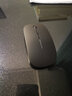 猛豹 可充電無線鼠標男女生臺式電腦mac筆記本辦公家用ipad平板華為安卓雙模藍牙兩用超薄游戲小靜音 M185無線充電鼠標(神秘黑) 曬單實拍圖