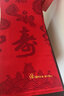 瑜妃記桑蠶絲拉絨圍巾女秋冬季保暖加厚雙面圍脖紅圍巾禮盒老人祝壽禮物 壽字刺繡款 曬單實拍圖