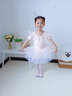 南瓜精靈舞蹈服兒童女夏季芭蕾舞裙女童短袖中國舞練功衣女孩幼兒跳舞服裝 淺粉色【短袖】 120cm(身高110-120cm) 曬單實(shí)拍圖