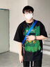 迪伽達(dá) 美式短袖t恤男夏季高街涂鴉衣服潮牌潮流半袖純棉重磅痞帥炸街 BCYMG-DT706黑色 XL（尺碼小，建議拍大一碼） 曬單實(shí)拍圖