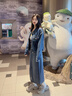 LAGOGO短款翻領(lǐng)牛仔外套女拉谷谷春秋新款美式復古寬松休閑上衣 深牛仔藍(N2) L 曬單實(shí)拍圖