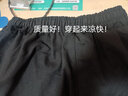 WNBR純棉短褲女2024夏季新款百搭薄款寬松顯瘦高腰闊腿運(yùn)動休閑褲 卡其色+黑色 M 建議90-110斤 曬單實(shí)拍圖