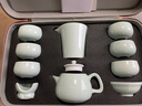 廷懷窯 汝窯茶具套組 功夫茶具套裝家用整套汝瓷開(kāi)片汝窯茶具套裝陶瓷 汝窯玉青釉宋風(fēng)雅韻茶具 玉青釉 曬單實(shí)拍圖