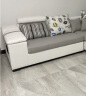 卡瑞龙 布艺沙发 大小户型沙发现代简约沙发客厅家具北欧实木沙发组合整装沙发 海绵单人位1.2米（产地自提） 实拍图