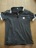 高凡森男士短袖T恤純棉夏季新款潮流夏裝韓版上衣服男裝翻領(lǐng)保羅條紋 黑色 M 曬單實(shí)拍圖