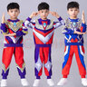 ULTRAMAN衣服正版男童賽羅春裝衛(wèi)衣套裝新款女孩帥氣蜘蛛俠春秋長袖兩件套 【賽羅】春秋套裝【可發(fā)光】  120 cm 曬單實拍圖