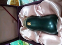 乾唐軒 【官方授權(quán)】正品活瓷杯喜悅圓融雙層隨身杯陶瓷水茶杯送人禮品 無光黑 鎏金（禮盒裝帶杯刷杯套 曬單實拍圖
