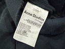 Acne Studios男女同款 混紡1996休閑連帽潮流衛衣外套CI0136 黑色 （建議女士選擇小一碼） S -女 / XS-男 曬單實(shí)拍圖