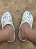 鯊鵜鶘沙灘鞋洞洞鞋男涼鞋防滑男士室外夏外穿潮流包頭涼鞋大頭拖鞋男 迪特鉛白灰 40 曬單實(shí)拍圖