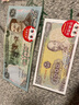 中國香港藝術(shù)文化鈔文化藝術(shù)紀(jì)念鈔全新UNC紙幣收藏錢幣 無47尾二同蝴蝶文化鈔3張全 曬單實(shí)拍圖