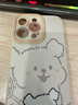 夲貝（taobei） 適用蘋(píng)果14/pro/max手機殼 iPhone14plus鏡頭全包硅膠卡通彩繪新款天使眼軟殼網(wǎng)紅愛(ài)心小狗男女 【古董白】拍子小狗白-贈保護膜+指環(huán)掛繩 蘋(píng)果14ProMax 曬單實(shí)拍圖
