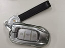 霞想北京現代鑰匙套ix35車(chē)名圖朗動(dòng)領(lǐng)動(dòng)瑞納殼伊蘭特勝達25汽車(chē)扣適用 現代A款【時(shí)尚銀】+真皮手提繩 曬單實(shí)拍圖