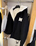 WHIM NASA男士棉服羊羔絨外套男冬季加絨棉衣寬松短款羽棉襖絨服百搭潮男裝 米白色 XL 曬單實(shí)拍圖