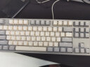 雷柏（Rapoo） V500PRO米灰升级款 104键有线背光机械键盘 PBT双色键帽电脑办公游戏全键无冲可编程键盘 茶轴 实拍图