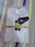 雅若美（yaruomei）小西裝職業(yè)裝女裝套裝工作服西服正裝前臺面試工裝酒店ol通勤外套 黑色西裝+褲+純白襯衫 M碼(建議90-100斤) 曬單實(shí)拍圖