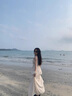 舒芳蝶（shufangdie）連衣裙女裝2024夏季新款設(shè)計(jì)感鏤空顯瘦高腰長(zhǎng)裙復(fù)古顯瘦吊帶裙子 圖片色 M 曬單實(shí)拍圖