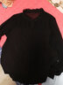 莎妮朵羅200斤大碼女裝襯衫胖mm春秋裝胖人立領(lǐng)百搭胖妹妹黑色雪紡衫16294 黑色 3XL 建議140-160斤穿著(zhù) 曬單實(shí)拍圖