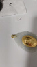 XD吊墜扣頭玉墜扣S925銀扣子翡翠吊墜扣銀扣頭項鏈扣配件 金色一個(gè) 加厚光面小號P2565 曬單實(shí)拍圖