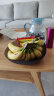 彩致（CAIZHI）水果盘家用客厅轻奢糖果坚果零食干果收纳盘 透明灰果盘CZ6823 实拍图