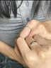 BOEAY連理枝情侶戒指女款純銀對戒鐘久久求結(jié)婚戒指表白送女朋友送老婆 999銀一見鐘情戒指一對/免費刻字 曬單實拍圖