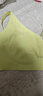 微光里無痕內(nèi)衣女 夏季薄款無鋼圈文胸 小胸聚攏收副乳防下垂內(nèi)衣超薄 無痕內(nèi)衣女芒果杯【綠色單件 m】 曬單實(shí)拍圖