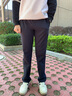 NEPA耐葩2024春夏新品戶外男士褲子修身休閑簡約長褲7K11601 深藏青色M04 175 86A(086) 曬單實(shí)拍圖