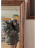 妙奕嘉棉服女士外套棉襖棉衣2025新款秋冬季女裝短款加厚面包服女小個(gè)子 灰色愛(ài)心抽繩防風(fēng)面包服 L 【建議115-130斤】 曬單實(shí)拍圖