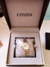 西鐵城（CITIZEN）光動(dòng)能花語(yǔ)風(fēng)吟貝母表盤(pán)藍寶石鏡面女表女神同款 EM0533-82Y 曬單實(shí)拍圖
