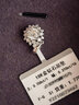 喜鉆花漾鉑金克拉效果鉆石吊墜女群鑲鉆石項(xiàng)鏈鎖骨鏈送女友生日禮物 【3克拉效果】鉑金共75分H色 曬單實(shí)拍圖
