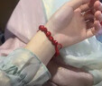 BJYL相思豆手鏈女學(xué)生閨蜜手鏈古風(fēng)手鏈男紅豆紅繩情侶信物本命年手鏈 曬單實(shí)拍圖