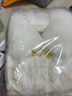 依秀蘭婷皮草女秋冬水貂貂皮女短款狐貍毛領(lǐng)海寧水貂毛顯瘦百搭裘皮大衣 白色 M 曬單實拍圖