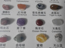 80種天然礦石標本擺件彩色水晶寶石礦物石頭原石相框喬遷裝飾掛畫 80種礦石簡裝【橫板】 曬單實拍圖