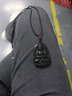 涵怡和田玉觀音吊墜男個(gè)性潮男士項(xiàng)鏈玉吊墜玉石玉墜單墜掛件 瑪瑙鏈子＋和田玉觀音吊墜 曬單實(shí)拍圖