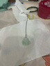 芙蕖S925銀小號(hào)吊墜扣頭玉墜扣扣子diy翡翠吊墜扣銀扣頭項(xiàng)鏈 針扣白金色 曬單實(shí)拍圖