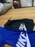 欧联霸运动套装短袖男夏季跑步服休闲两件套速干衣T恤五分裤足球训练服 蓝色 L（建议100-120斤） 实拍图