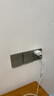 ABB 開(kāi)關(guān)插座面板 軒致系列香檳銀 86型錯位斜五孔電源插座 五孔插座 曬單實(shí)拍圖