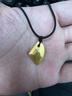 賽菲爾黃金吊墜足金999.9愛(ài)情許愿石掛墜時(shí)尚個(gè)性INS情侶禮物男女款 約3.35克 男款（含繩） 曬單實(shí)拍圖