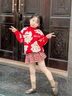 小豬彼特女童百褶裙洋氣秋冬2025新款女孩紅色新年半身裙兒童短裙冬季裙子 4383紅格子半身裙【毛呢】 110 cm 曬單實(shí)拍圖