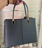 麥迪克（Mcttick）輕奢侈包包女包品牌大容量手提斜挎包520情人節(jié)禮物送女朋友老婆 藍(lán)灰色 曬單實(shí)拍圖
