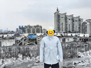 巍德（VAUDE）防風(fēng)防水連帽軟殼沖鋒衣秋冬戶(hù)外運動(dòng)旅行徒步登山防寒保暖外套男 霧灰色 XL 曬單實(shí)拍圖
