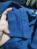 羅蒙高端純棉長袖t恤男翻領(lǐng)休閑刺繡男士商務(wù)polo保羅衫體恤寬松上衣 寶石藍(lán) 175/XL 曬單實(shí)拍圖