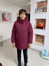 雋狐中老年羽絨服女活里活面可拆卸媽媽冬裝加厚大碼老人奶奶太太外套 紫紅 XL 【推薦85-105斤】 曬單實(shí)拍圖
