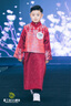 馬櫻紅雨 兒童漢服男童秋冬中國風演出服古裝少爺公子國學服唐裝馬褂套裝 酒紅【馬甲+馬褂】 130 /建議身高130厘米左右 曬單實拍圖